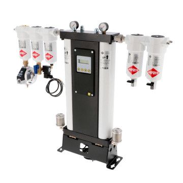 B-Ware Druckluft Adsorptionstrockner OFAG3 120 mit 5 Druckluftfiltern 120 l/min