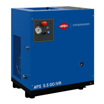 Schraubenkompressor 5.5 PS/4 kW 10 bar 498 l/min (APS 5.5 GO IVR) Schraubenkompressor 5.5 PS/4 kW 10 bar 498 l/min (APS 5.5 GO IVR)