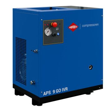 Schraubenkompressor 10 PS/7.5 kW 10 bar 848 l/min (APS 9 GO IVR) Schraubenkompressor 10 PS/7.5 kW 10 bar 848 l/min (APS 9 GO IVR)