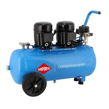 B-Ware Flüsterkompressor L 100-50 8 bar 50L 1 PS/0.74 kW 64 l/min