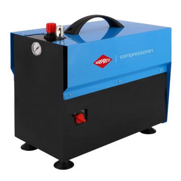 B-Ware Tragbarer Flüsterkompressor ölfrei LMO 5-210 10 bar 5L 0.75 PS/0.55 kW 168 l/min
