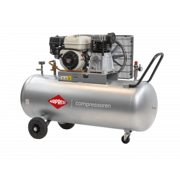 Benzinkompressor BM 200-410 (HONDA GP160) 10 bar 200L 4.8 PS/3.6 kW 247 l/min