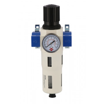 Filterregler 3/8" - Druckminderer mit Wasserabscheider / Ölabscheider 0-15 bar