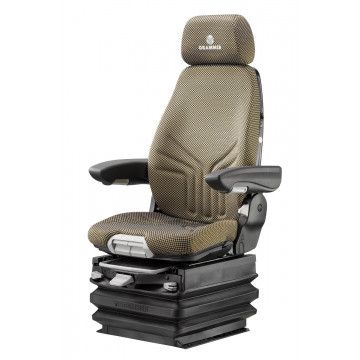 GRAMMER Baumaschinensitz Actimo XXL MSG97 24V Stoff gelb/schwarz 1294779