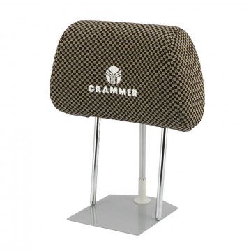 Headrest Actimo fabric yellow black