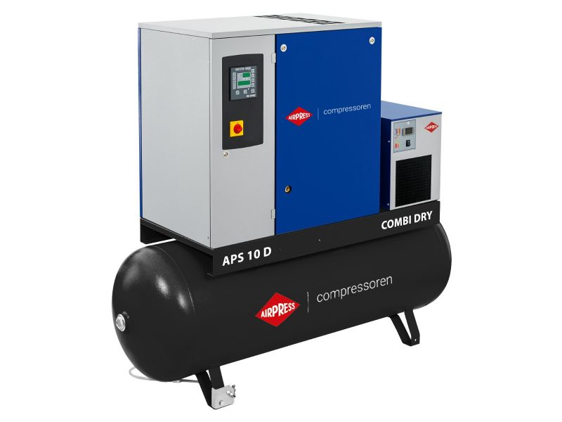 Schraubenkompressor APS 10D Combi Dry 10 bar 10 PS/7.5 kW 1000 l/min 500 l