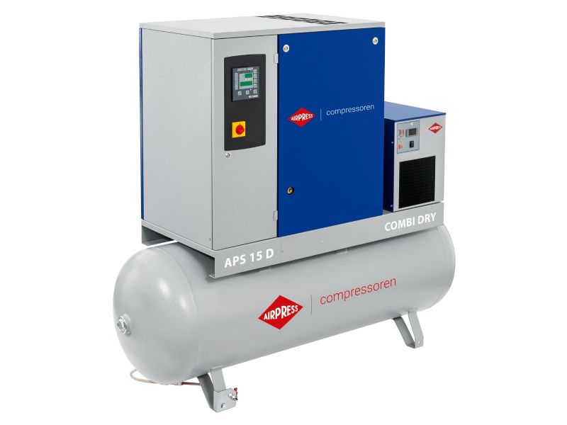 Schraubenkompressor APS 15D Combi Dry 10 bar 15 PS/11 kW 1400 l/min 500 l