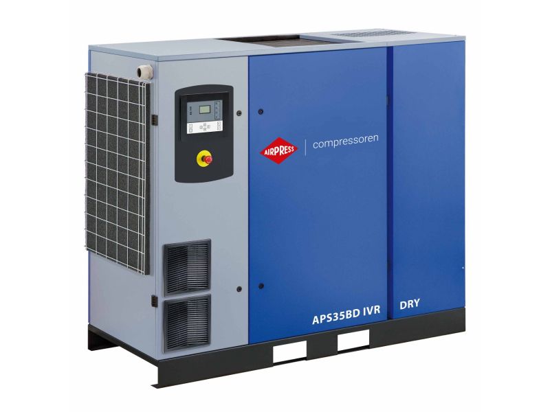 Schraubenkompressor APS 35BD IVR Dry 13 bar 35 PS/26 kW 767-4835 l/min