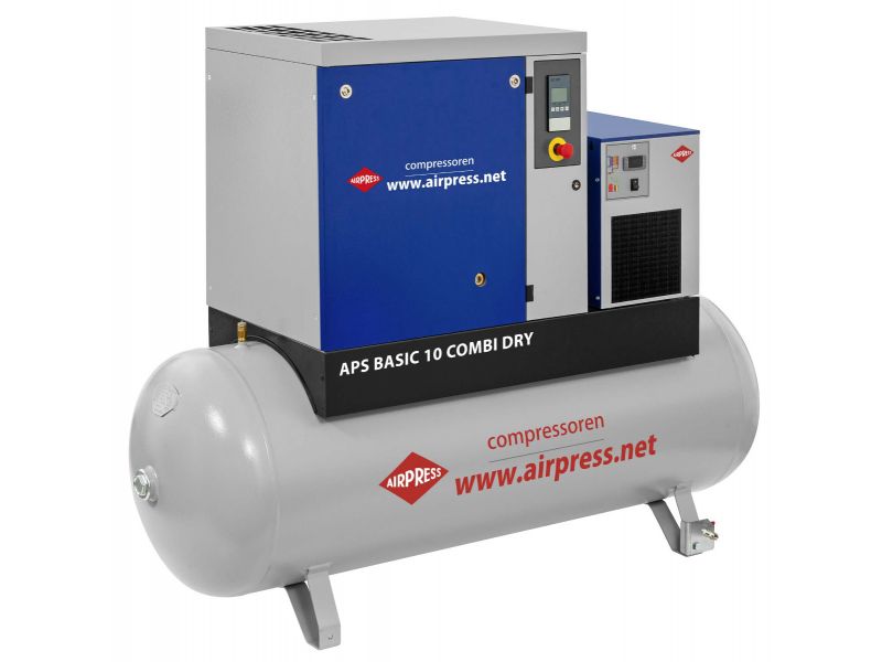 Schraubenkompressor APS 10 Basic Combi Dry 10 bar 10 PS/7.5 kW 996 l/min 500 l