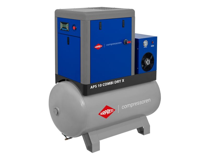 Schraubenkompressor APS 10 Combi Dry X 10 bar 10 PS/7.5 kW 920 l/min 500 l