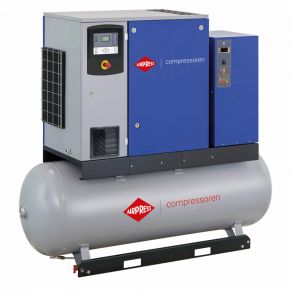 Schraubenkompressor APS 20DD IVR Combi Dry 13 bar 20 PS/15 kW 258-2290 l/min 500 l