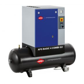 Schraubenkompressor APS 4 Basic G2 Combi 10 bar 4 PS/3 kW 366 l/min 200 l