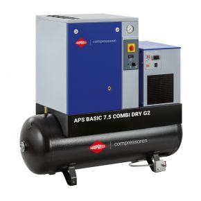 Schraubenkompressor APS 7.5 Basic G2 Combi Dry 10 bar 7.5 PS/5.5 kW 780 l/min 500 l