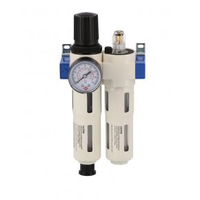 Wartungseinheit Öl-/Wasserabscheider Druckminderer und Öler 1/4" 15 bar