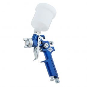 Mini Lackierpistole HVLP 2 bar 1.2 mm Düse 125 ml Fließbecher