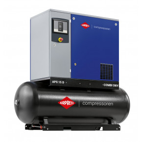 Schraubenkompressor APS 15D Combi Dry G3 13 bar 15 PS/11 kW 1150 l/min 500 l