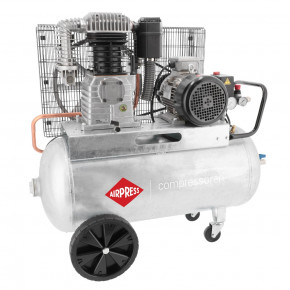 Kompressor verzinkt G 700-90 Pro 11 bar K28 5.5 PS/4 kW 476 l/min 90 l 400V