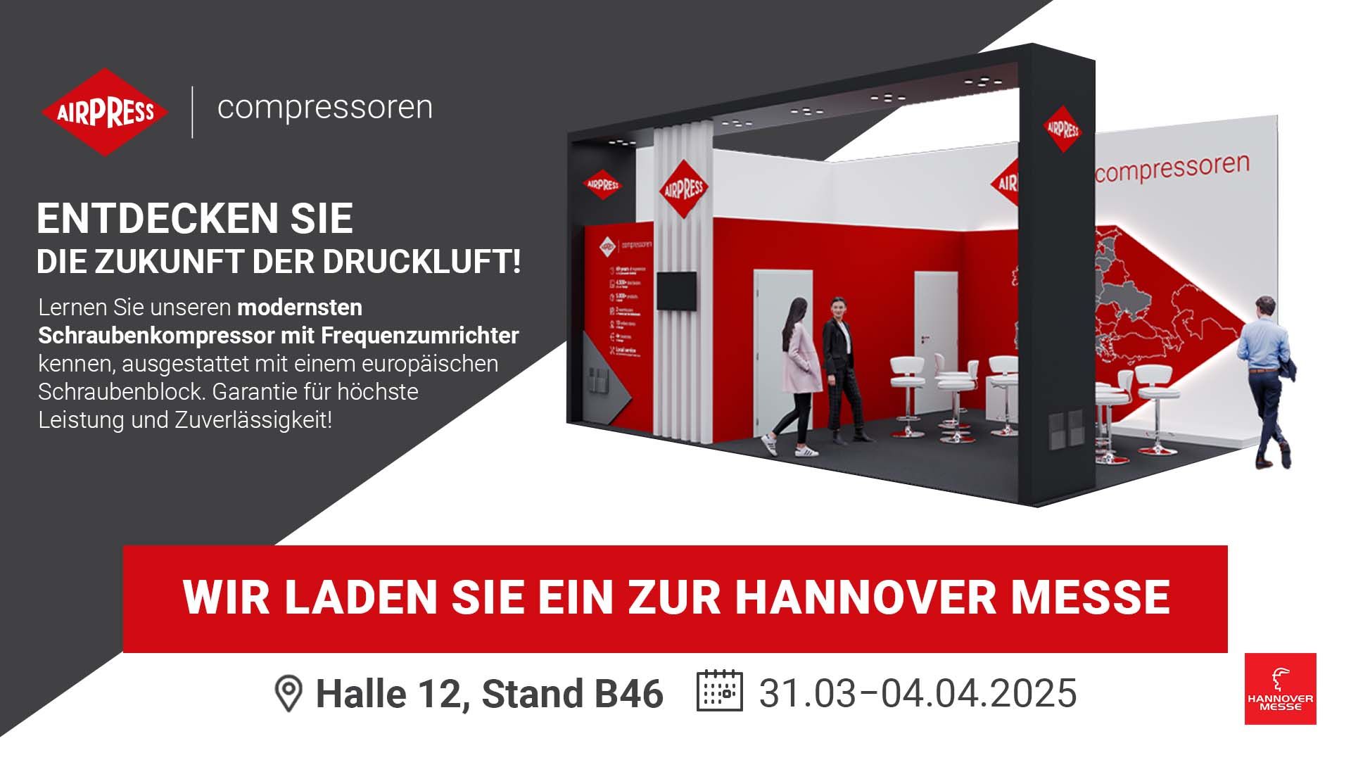 Einladung zur HANNOVER MESSE 2025 | Airpress